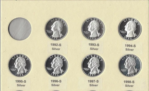 1992 D Washington Quarters thumbnail