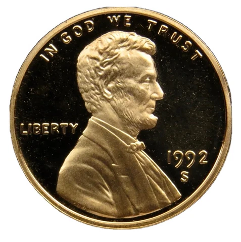 1992 Lincoln Memorial Small Cents thumbnail