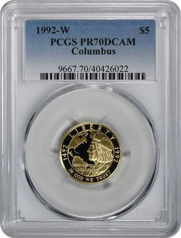1992 US Modern Gold Commemorative Coins thumbnail