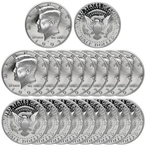 1993 D Kennedy Half Dollars thumbnail