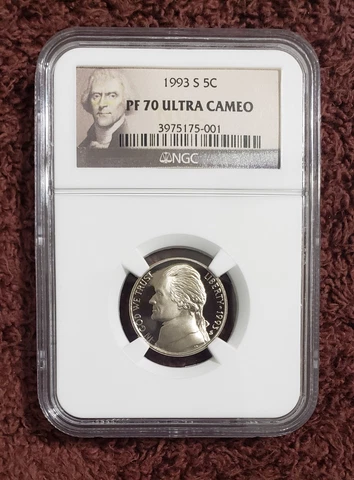1993 Jefferson Nickels thumbnail