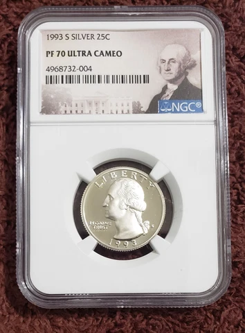 1993 P Washington Quarters thumbnail