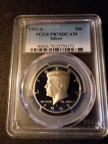 1993 S Kennedy Half Dollars thumbnail