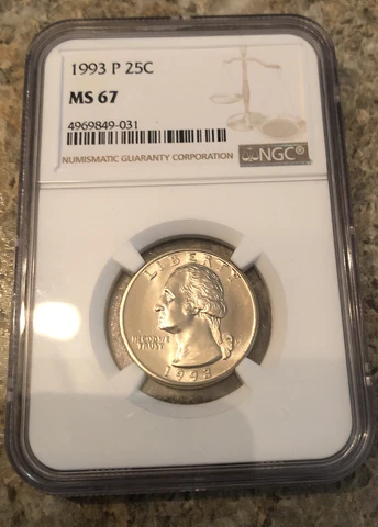 1993 S Washington Quarters thumbnail