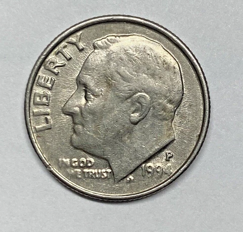 1994 D Roosevelt Dimes thumbnail