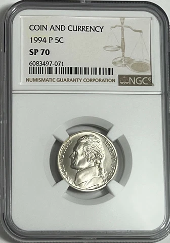 1994 Jefferson Nickels thumbnail