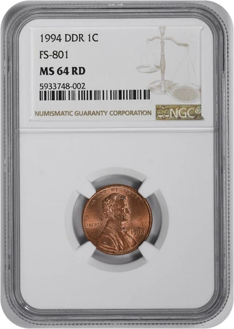 1994 Lincoln Memorial Small Cents thumbnail