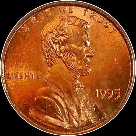 1995 Lincoln Memorial Small Cents thumbnail