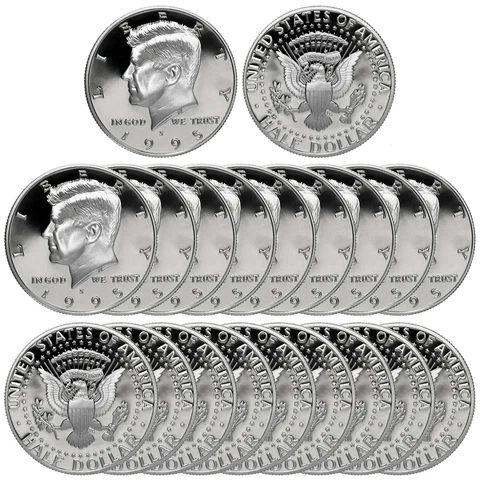 1995 P Kennedy Half Dollars thumbnail