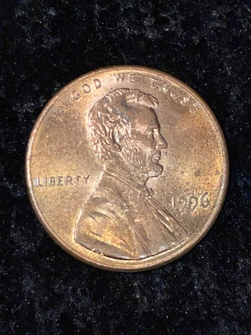 1996 Lincoln Memorial Small Cents thumbnail