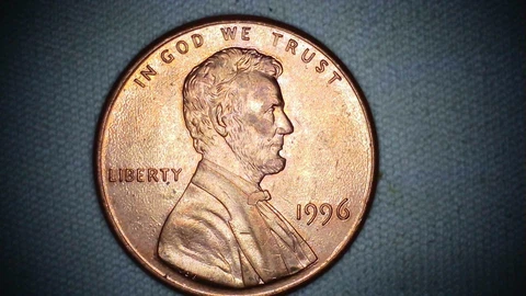 1996 Lincoln Memorial Small Cents thumbnail