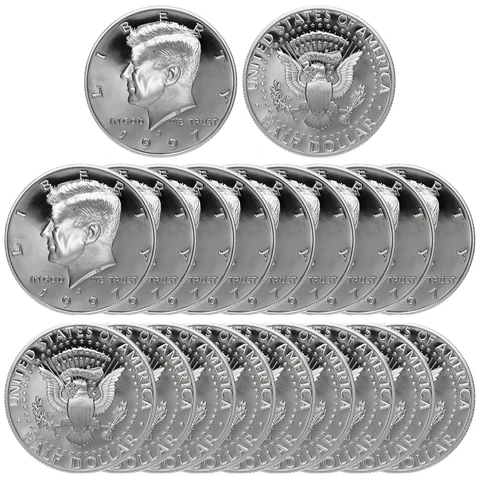 1997 D Kennedy Half Dollars thumbnail