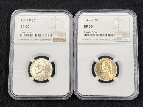 1997 Jefferson Nickels thumbnail