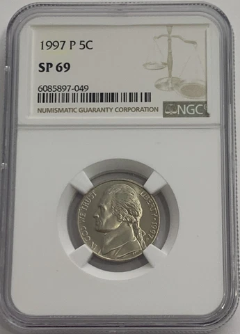 1997 Jefferson Nickels thumbnail
