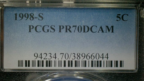 1998 Jefferson Nickels thumbnail