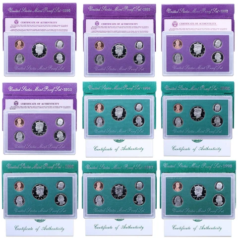 1998 Proof Coin Sets thumbnail