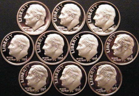 1999 D Roosevelt Dimes thumbnail