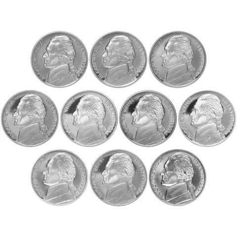 1999 Jefferson Nickels thumbnail