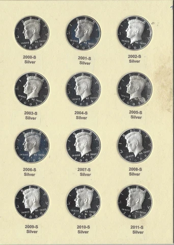 2000 P Kennedy Half Dollars thumbnail