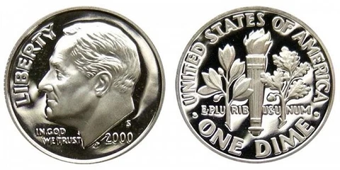 2000 S Roosevelt Dimes thumbnail