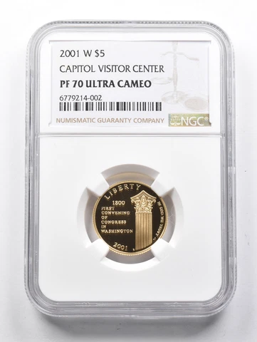 2001 US Modern Gold Commemorative Coins thumbnail