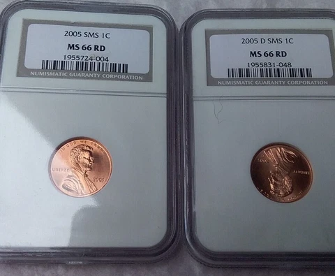 2005 Lincoln Memorial Small Cents thumbnail