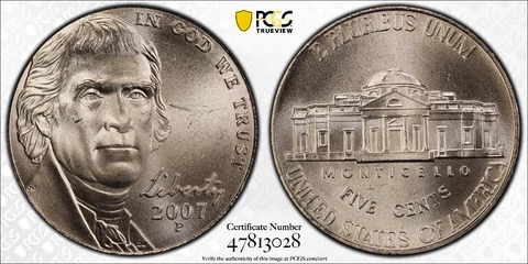 2007 Jefferson Nickels thumbnail