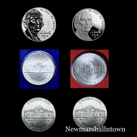 2018 Jefferson Nickels thumbnail
