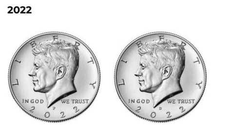 2022 P Kennedy Half Dollars thumbnail