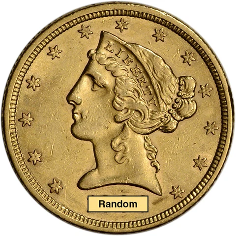 $5 Half Eagle Gold Coins thumbnail