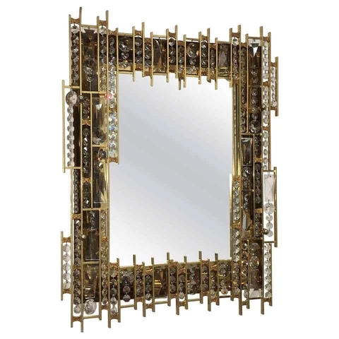 Antique 1960s Framed Mirrors thumbnail