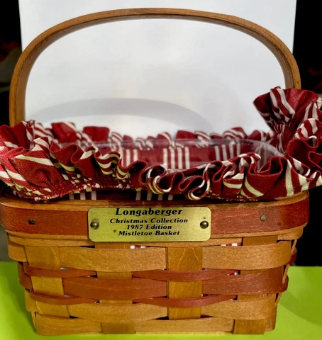 Antique 1980s Basket Liners thumbnail