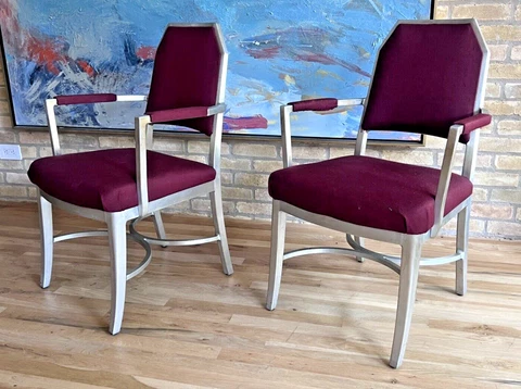 Antique Aluminum Armchairs thumbnail