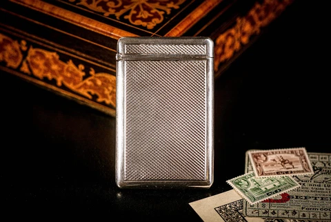 Antique Art Deco Silver Card Cases thumbnail