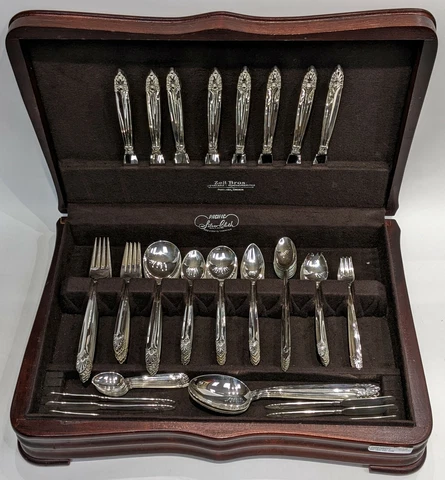 Antique Art Deco Silver Flatware Sets thumbnail