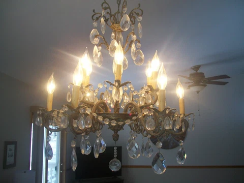 Antique Art Nouveau Chandeliers thumbnail