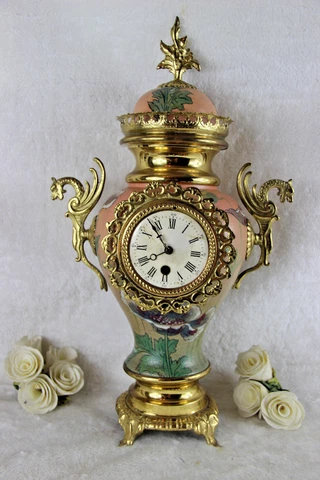 Antique Art Nouveau Desk Clocks thumbnail