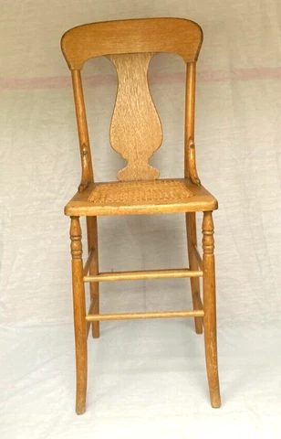 Antique Back High Chairs thumbnail