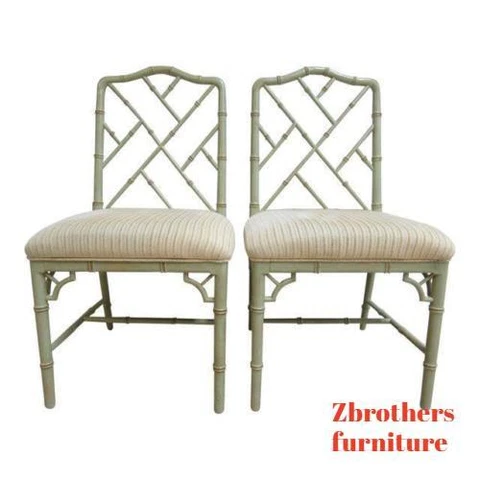 Antique Bamboo Dining Chairs thumbnail