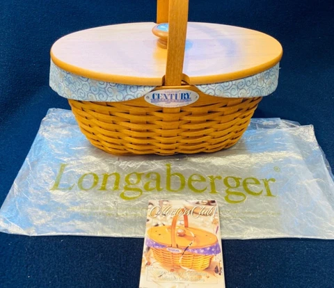 Antique Basket Liners with Lid thumbnail