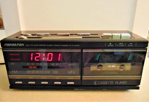 Antique Battery Backup Clock Radios thumbnail