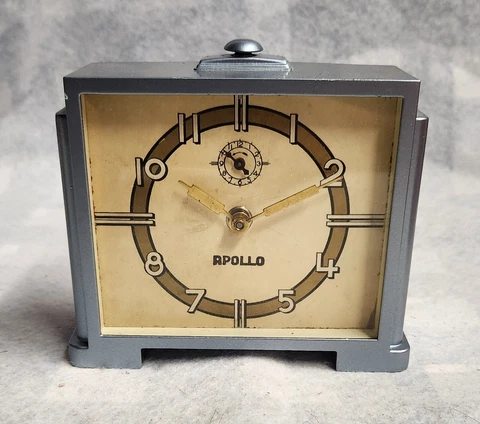 Antique Battery Operated Desk Clocks thumbnail