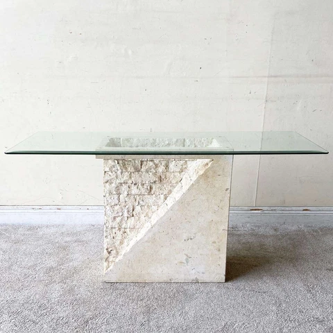 Antique Beige Console Tables thumbnail