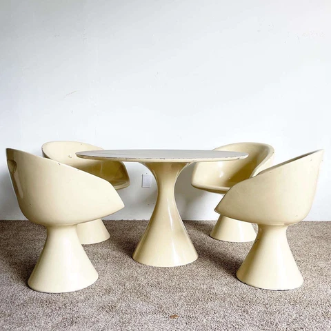 Antique Beige Dining Tables thumbnail