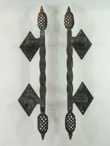 Antique Black Gate Handles thumbnail