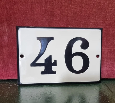 Antique Black House Numbers thumbnail