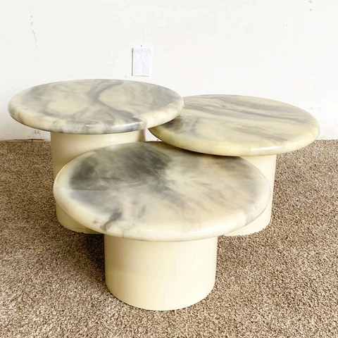 Antique Black Nesting Tables thumbnail