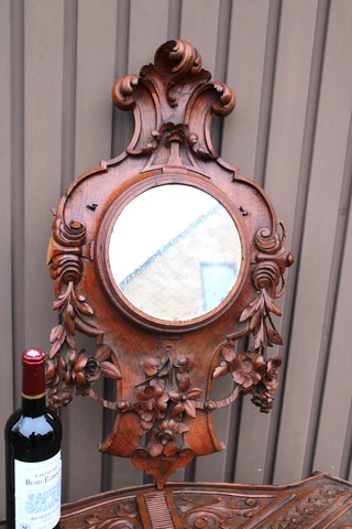 Antique Black Wall Mirrors thumbnail