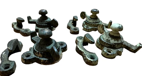 Antique Black Window Sash Locks thumbnail