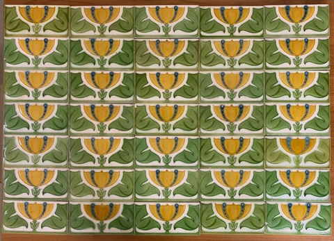Antique Blue Art Tiles thumbnail